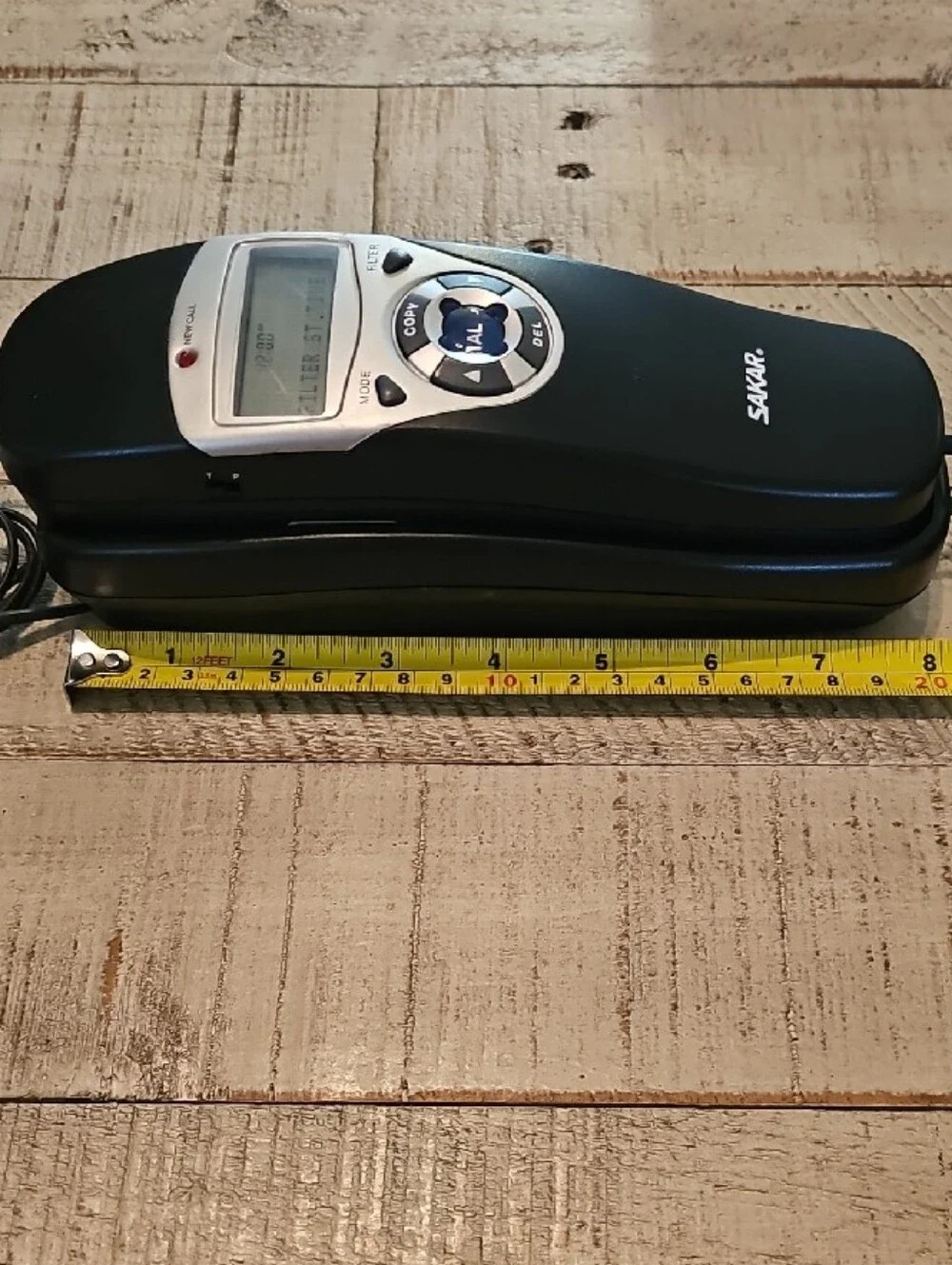SAKAR KT-1600 Corded Desk Phone Handset in Black